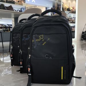 Charming Outdoor Travel Backpack Large Capacity Boys School Bag Stylish Commuter Windproof Water Resistant Double Shoulder Bag