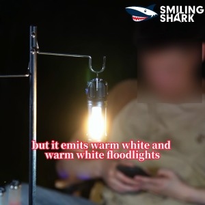 SMILING SHARK LY8315 LED Camping Light Magnetic Flashlight 7Mode White Yellow Light Suspensibility Type-c Rechargeable Waterproof Outdoor Camping Lighting