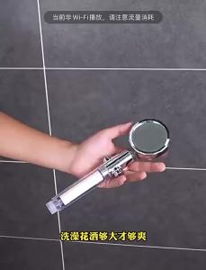 Penghantaran dari China [2025] Item Panas Popular TikTok Baharu Malam Gelap Panel Besar Kepala Pancuran Bertekanan Kepala Pancuran Mandi Bilik Mandi Isi Rumah Pancuran Pegang Tangan 317