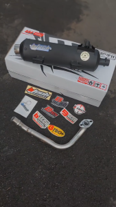 KNALPOT STANDAR RACING BTECH FULL SET MOTOR VARIO125/150 BEAT SCOOPY MIO VARIO