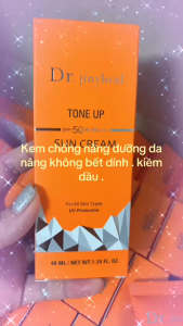 🌸 DR. JINYHEAL TONE UP SUN CREAM – BẢO VỆ DA MỖI NGÀY TẠO HIỆU ỨNG TƯƠI SÁNG TỰ NHIÊN