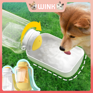 1.5L Pet Cat Dog Travel Watener Portable Drinking Water Bottle Outdoor Walking Large Dog Food Water Feeders