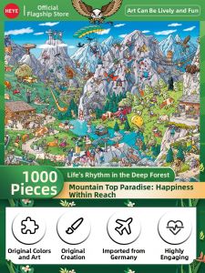 Heye | Bộ Đồ Chơi Ghép Hình Thách Thức Thư Giãn 1000 Miếng