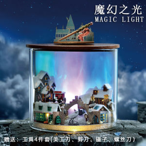 Mô Hình Nhà DIY Mágic House Mô Hình Cảnh Thủ Công Lắp Ráp Quà Tặng Sinh Nhật Harry Potter Mô Hình Nhà Dành Cho Nữ