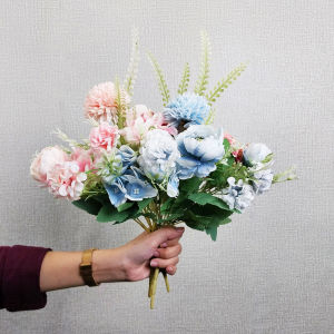 Tanaman Hias Plastik Bunga Mawar Tangkai Ornamen Dekorasi Rumah Artificial Flower Buatan COD PBP144