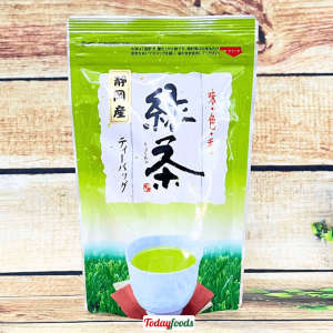 Trà Xanh túi lọc Ryokucha Tea Bag (Shizuoka) 150G (30 gói) (Trà Túi Lọc Nhật Bản)