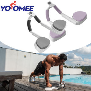 Yoomee ไม้กระดานสนับสนุนเทรนเนอร์ที่มีการจับเวลามัลติฟังก์ชั่ Push-Up คณะกรรมการการฝึกอบรม Abs การฝึกอบรมสำหรับยิมเสริมการออกกำลังกายการออ