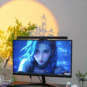 โคมไฟแขวนจอคอมพิวเตอร์ ไฟหน้าจอ ไฟทำงานและไฟเสริม โคมไฟแขวนจอคอมพิวเตอร์ โคมไฟตั้งโต๊ะ LED ถนอมสายตา