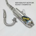 Knalpot racing Norifumi rocket 4 kompetisi crf150l klx150 Dtracker Bf Se Extrem Wr155. 