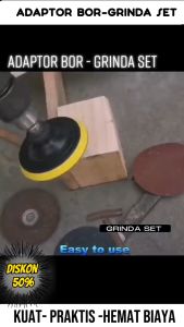 Alat Adaptor Ubah Mesin Bor Jadi Gerinda Potong Poles
