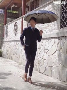 12 Ribs Automatic Umbrella / UV Umbrella / Large Foldable Umbrella Windproof