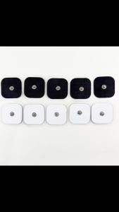 YINHANG | 50/100pcs4x4cm EMS TENS Electrode Pads Gel for Acupuncture Physiotherapy Massage Device Pulse Muscle Stimulator Massager Sticker