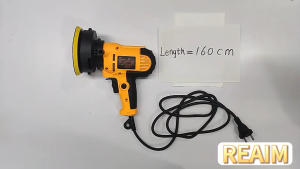 REAIM เครื่องขัดสีรถยนต์ ขนาด 5 นิ้ว ขัดสี ขัดเงารถยนต์ ขัดกระดาษทราย แถมฟรี! ผ้าขนแกะขัดสี ฟองน้ำขัดสี ครบชุด