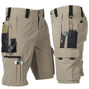 Mens Operator Elastic Tactical Shorts Ripstop Workout Outdoor Cargo Shorts for Men Cycling Hiking Fishing Casual Mens Shorts