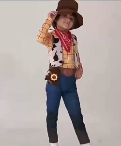 Toy Story Woody Cow Boy Costume Jumpsuit Kids Halloween Carnival Party Cosplay Performance Boys Clothing Cow Boy uniform
