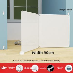 Indoor Pet Barrier Dog Gate Prevents Cats Small Dogs Foldable Expandable Puppy Fence Warm Fruit No Drilling Required