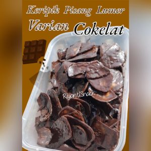 Keripik pisang lumer Cokelat