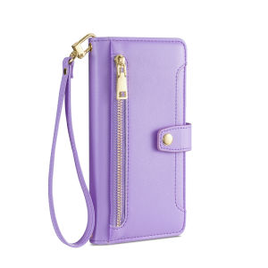 Ladies Leather Phone Case for Samsung A54 A34 A24 A14 A73 A53 A33 A23 A52 A72 A22 A12 A71 A51 Wallet Flip Cover with Strap