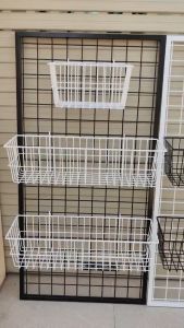 Giỏ cài lưới sắt - Rổ sắt nhúng nhựa cao cấp đựng mỹ phẩm phụ kiện