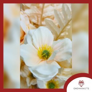 Bunga Artificial Premium - Bunga Plastik Champagne - Dekorasi Bunga Palsu A030