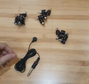 Dây kết nối máy xăm đa năng có thể thay thế 3 kiểu chân cắm khác nhau để sử dụng cho 3 loại máy xăm