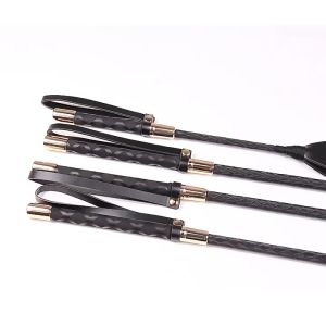 60cm Pecut Kuda Lightweight Pu Leather Cambuk Kuda Non Slip Equestrian Spanking Horse Whip