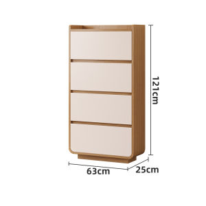 Minimalist Multi-drawer Storage Cabinet Solid Wood