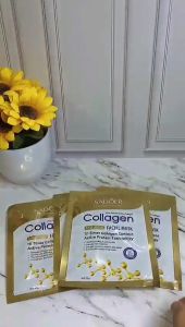 Sadoer Essence Sheet Mask Kolagen Pencerah & Pelembab - Solusi Anti-Aging untuk Semua Tipe Kulit