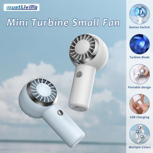 JustLiving 1PC Mini Fan Lithium Battery Level 3 Adjustable High Wind Lithium Ion Battery Portable Fan Soft and Cute Design USB Charging Mobile Fan Compact Portable Mini Portable Fan