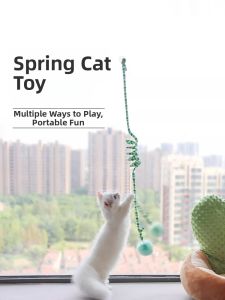 MAOGUANJIA | Interactive Calling Mouse Door-hanging Kitten Toy