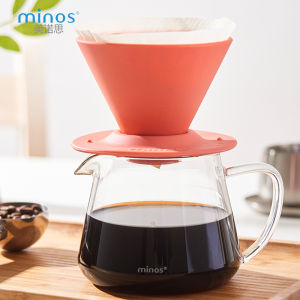 Minos Jellyfish Foldable Coffee Filter Cup V60 Hand-Poured Outdoor Portable Macaron Series Beverage Dining Utensils