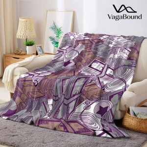 Money Print Flannel Blanket Warm Soft Halloween Christmas Decorative Couch Warm Cozy All-Season Gift