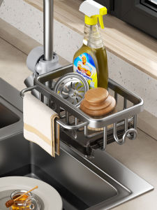 XUNHUAI | Kitchen Organizer Space Aluminum Multi-functional Draining Rack