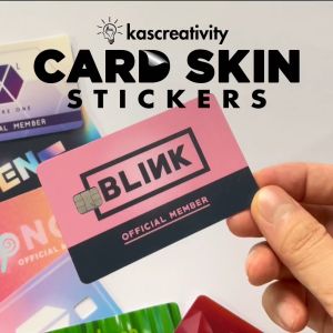 K-POP Card Skin Stickers (for ATM Credit Debit Beep Cards Loyalty Cards)