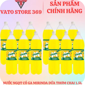 Nước ngọt MIRINDA hương vị thơm dứa chai 1.5 lít
