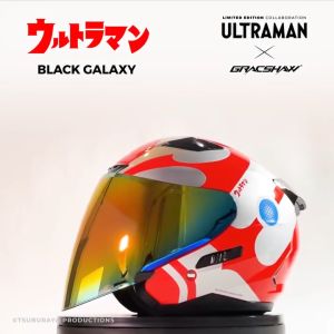 (VISOR) Gracshaw Helmet Visor for Gennex G535 /Gaizer G838 /Gaizer 2 / Geomax G555 New Upgrade Version (Smoke Visor/Revo Gold Blue/Pista Purple/Pink Gold/Galaxy Black/Starlight Blue Visor (Day & Night Use)