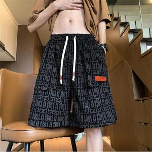 กางเกงขาสั้นทำงานชาย ทรงตรง วิ่ง ฤดูร้อน 2025 กางเกงขายาวทรงตรง ไซส์ใหญ่ สตรีทสไตล์ เทรนด์ใหม่ กางเกงขายาวทรงตรง