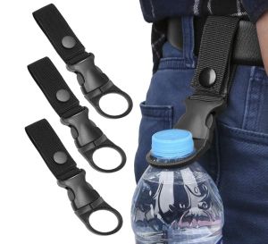 HOME BEST 1pc Outdoor Water Bottle Hanging Buckle Clip Klip Botol Air Holder Portable Backpack Belt Camping Sport Hiking Traveling