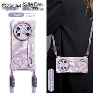 Protection Cover with Wrist Support and Crossbody Strap Phone Case