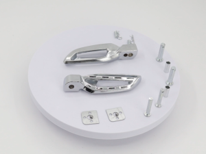 MOTORCYCLE FOOTREST REAR FOR HONDA/YAMAHA SILVER