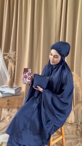 SAKEENA Mukena Parasut Premium Traveling Jumbo Dewasa