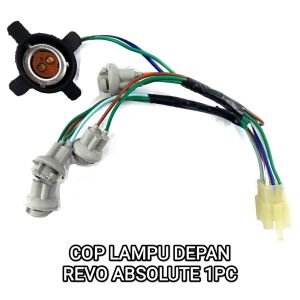 Cop Lampu Depan REVO ABSOLUTE - Pitingan / Fitting / Soket Dop Depan HONDA ABSOLUTE REVO KARBU