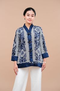 Naladhipa Baju Tenun (Elsa Blouse Tenun) Blouse Tenun Ethnic Blouse Tenun Premium