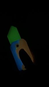 3D Printing Toy Knife Room Decorations Small Radish Knife Mini Model Pendant Push Card Decompression Toy