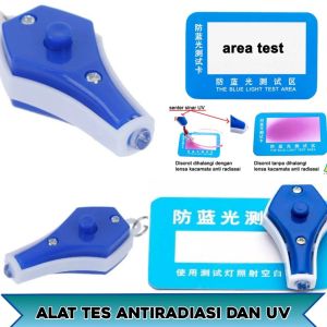 ALAT TES KACAMATA ANTI RADIASI BLUE LIGHT 1 SET SENTER DAN KARTU TES