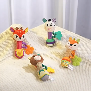 SG EmmAmy® Animal Baby Rattle Toys Teething Toy Soothing Rattles Baby Teethers Gifts Toy