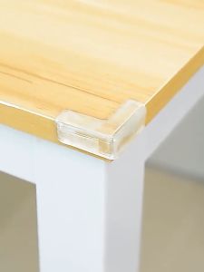 (4 ชิ้น/ชุด) ยางกันชนมุมโต๊ะ ยางกันชนขอบโต๊ะ กันกระแทก สีใส ติดตั้งง่าย ทนทาน