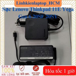 Sạc Laptop Lenovo Thinkpad 11E Yoga Gen 6 20SF 20SY - Sạc Lenovo 20V - 3.25A - 65W Type C