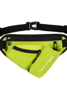 Casual Fashion Outdoor Sports Men and Women Running Fitness Mobile Phone Waist Bag Kettle Bag Hiking Tourist Mountaineering Cycling Bag
