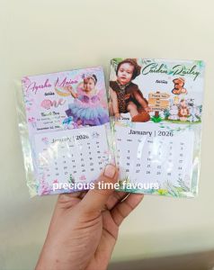 Calendar Souvenir Ref Magnet for Christening/Birthday/Wedding/Christmas